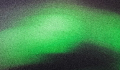 Dark grainy Green black noise gradient background noisy texture grainy banner or header design