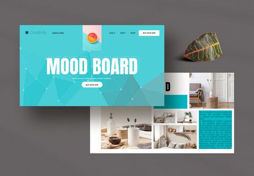 Brand Mood Board Layout