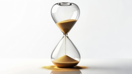 Hourglass with flowing sand (1)