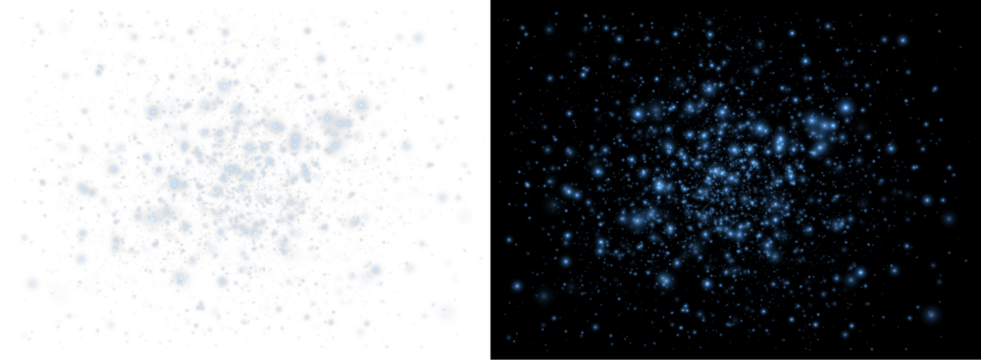 Magic Blue dust illuminated accents. A celebratory background. Blue rain. Vector magic glow. Sparkling light, sparkle dust png. Sparkling magica. Abstract grunge background  - Powered by Adobe