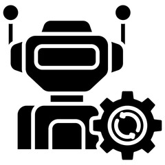 Obraz premium Robotics Icon