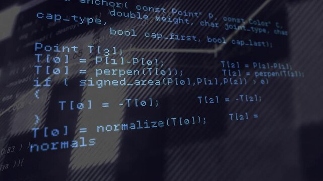 C++ code initiating HTTP read causing buffer zeroing, network pulsing showing intersection logic