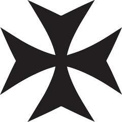 Geometric Maltese Cross Shape Design Powerful Symbolism and Timeless Aesthetic an Enduring Emblem