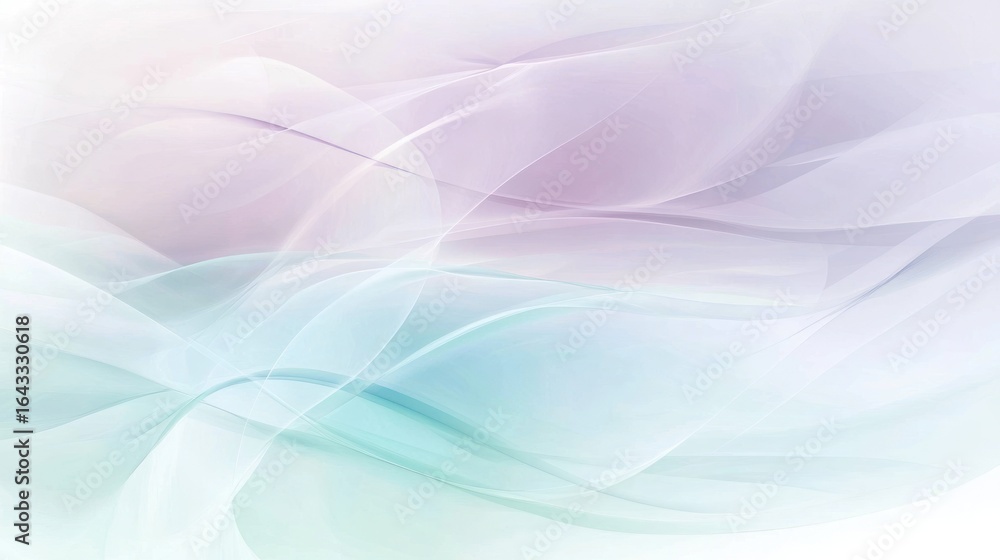 Poster subtle waves of color and light, a serene abstract background design