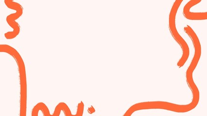 Memphis desktop wallpaper, brush strokes design