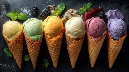 Assorted Ice Cream Scoops