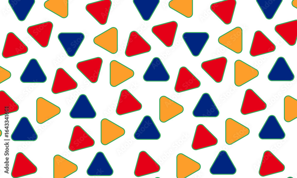 Aufkleber abstract triangle pattern background design . ai formate , color cmyk . expand file .