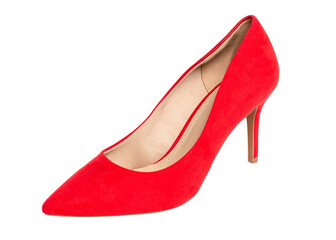 Png red high heels mockup women's shoes fashion