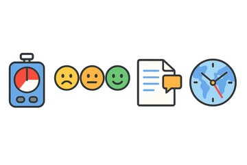 Tools for measuring time and feedback during a productivity session for effective task management