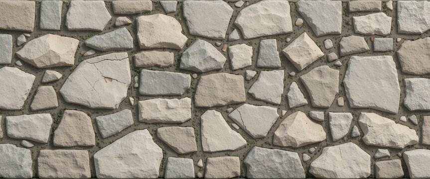 seamless tileable rock medieval pavement - Powered by Adobe