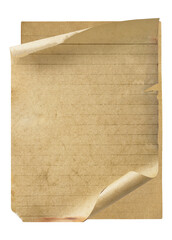 Vintage paper png, transparent background