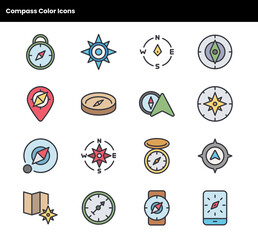 Compass Color Icons