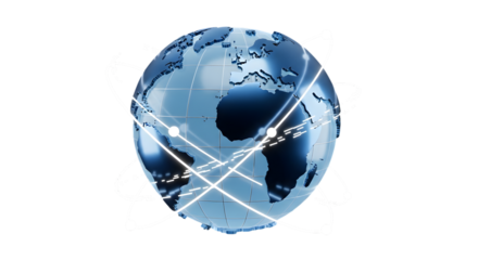 Global Globe Icon | World Connectivity & Internet