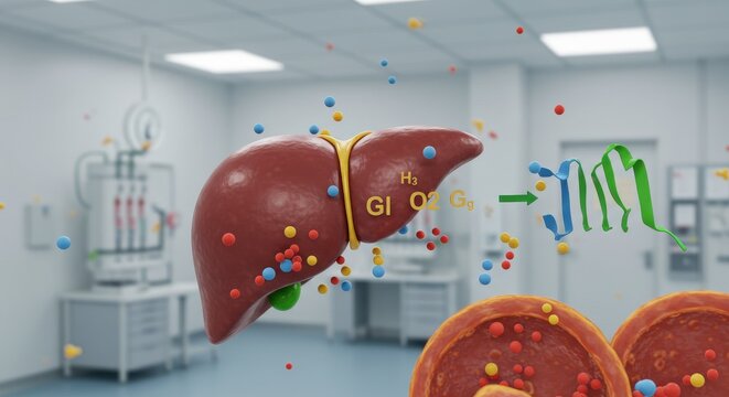 Liver Anatomy and Chemical Reactions in Laboratory Setting.