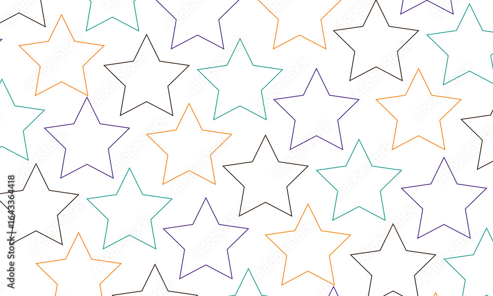 Poster star pattern background design .