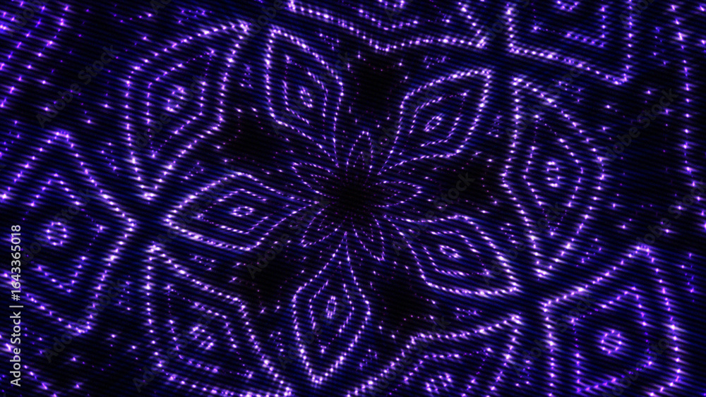 Poster 4k creative neon round lines design texture pattern abstract wallpaper live performance concert disc