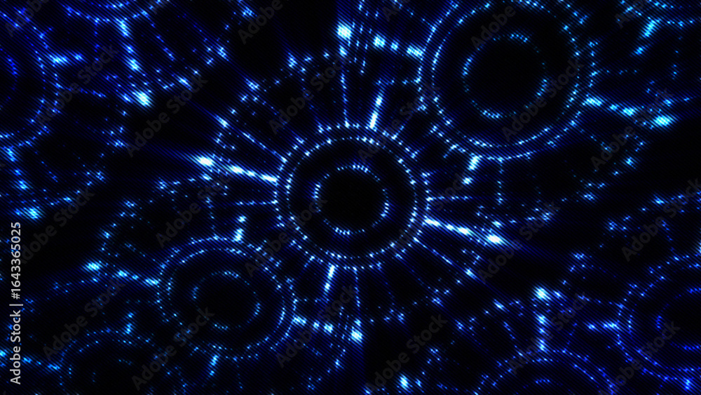 Poster 4k creative neon round lines design texture pattern abstract wallpaper live performance concert disc