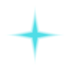 PNG Blue glowing star illustration on transparent background