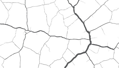 Natural cracked clay texture pattern. Dry desert soil background. High resolution cracked ground surface for rustic and organic design.  