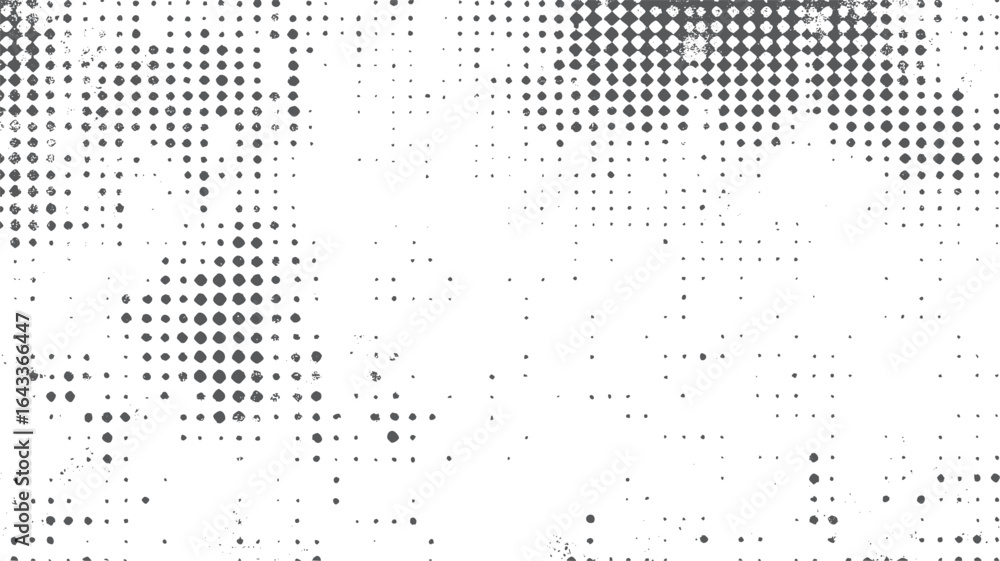 Poster high contrast halftone dot texture background. abstract monochrome dotted pattern. high resolution r