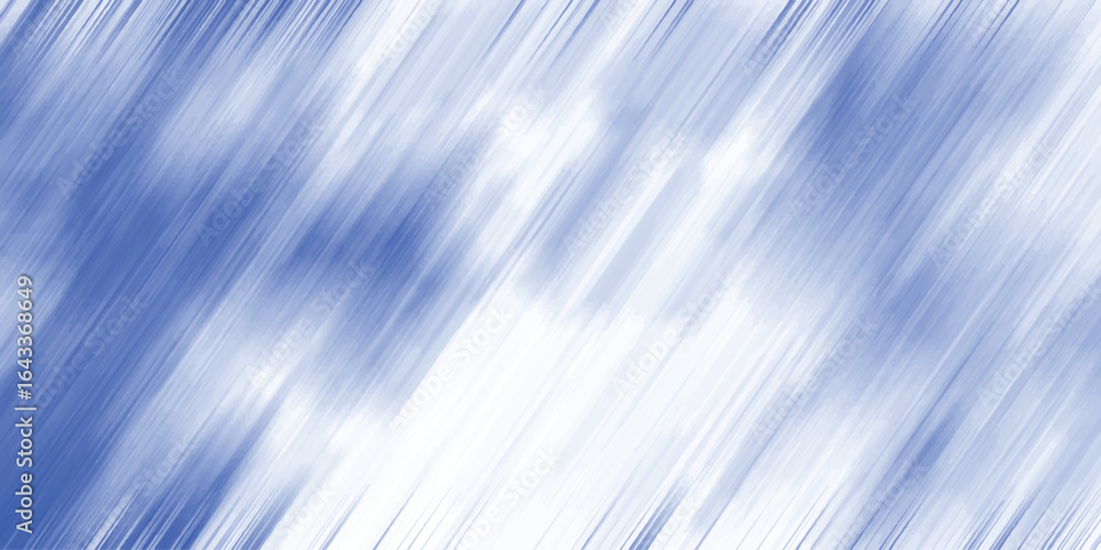 Aufkleber abstract blue and white watercolor background with textured diagonal brushstrokes for artistic desig