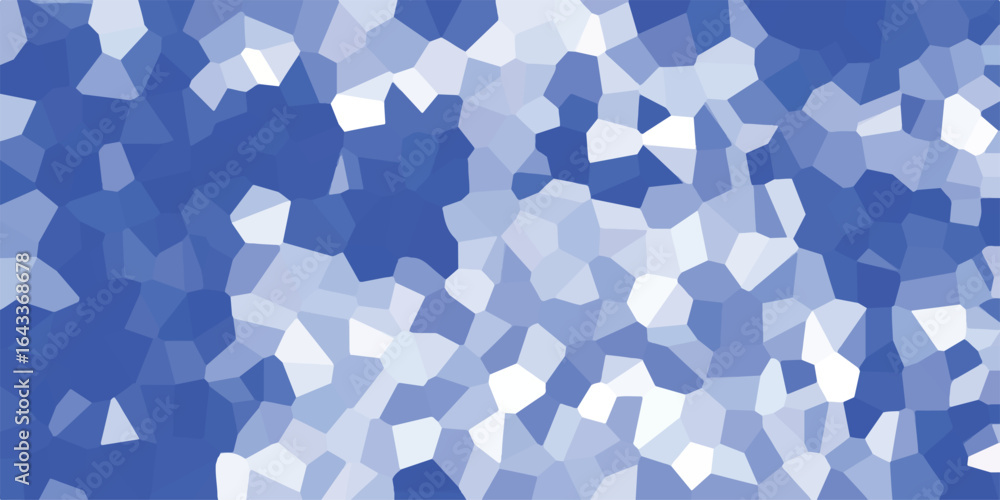 Poster abstract blue mosaic texture a graphic rendering of geometric polygonal shapes ideal for backgrounds