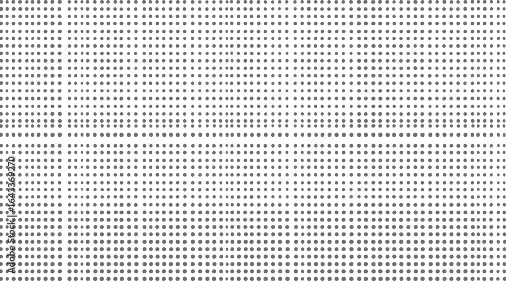 Aufkleber detailed halftone dots texture seamless pattern. vintage pixel grid abstract surface background. hig