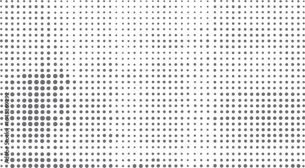 Poster high resolution seamless halftone dot pattern texture. minimalist retro pixel grid effect for backgr