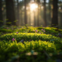 spring in the park