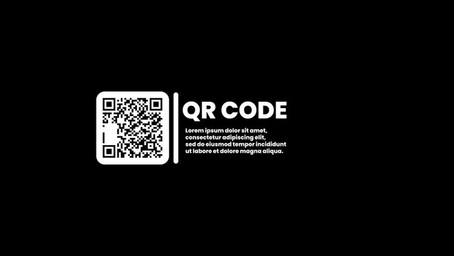 Flat Minimal Scan Me QR Pop-Up