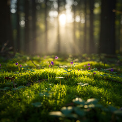 spring in the park