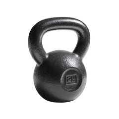 Cast iron kettlebell with textured black finish, designed for strength training and fitness workouts. This durable equipment enhances muscle strength and endurance, making it ideal for various