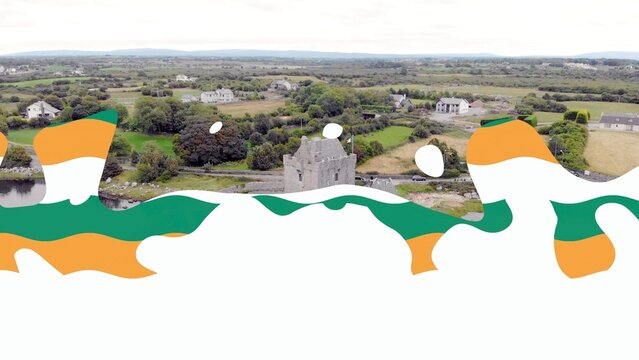 Bright Colorful Liquid Flag Transition