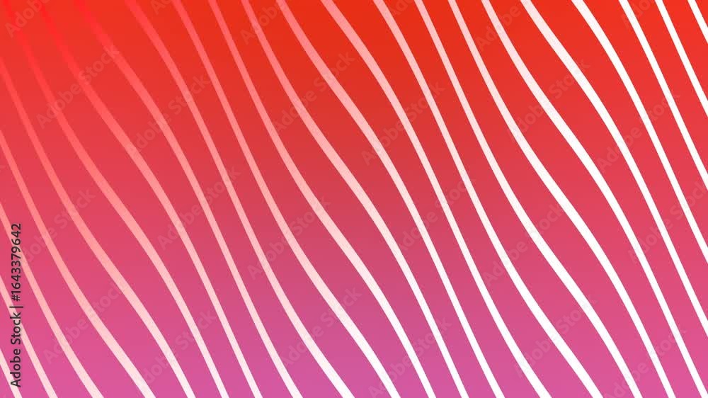 Poster abstract diagonal lines pattern with red and pink gradient background