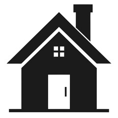 house icon isolated on white