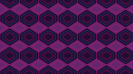 A modern twist on a retro aesthetic. This geometric pattern combines the clean lines of today's design with the bold, nostalgic color palette of the '80s and '90s.