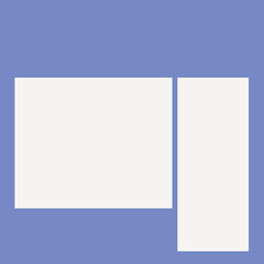 Purple rectangle frames clipart vector