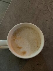 cappuccino in a cup