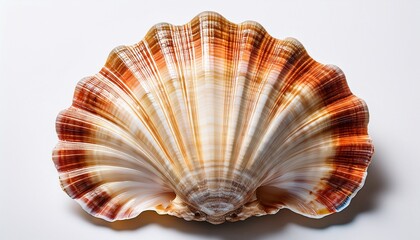 Obraz premium a stunning intricately patterned giant clam shell transparent background
