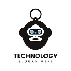 Obraz premium Technology Robotic Logo design