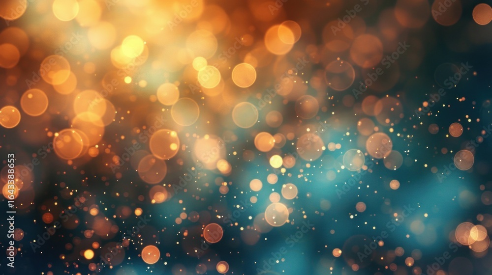 Poster soft abstract light glow with bokeh