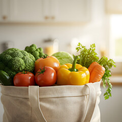 fresh vegetables in a basket