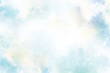 明るい水色の水彩テクスチャ背景
Light blue watercolor texture background
