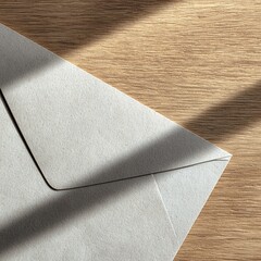 Close up of a clean blank business envelope 3