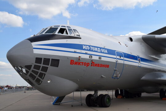 Ilyushin Il-76MD-90A Viktor Livanov at MAKS Airshow 2015, Zhukovsky, Russia. 28 August 2015. 