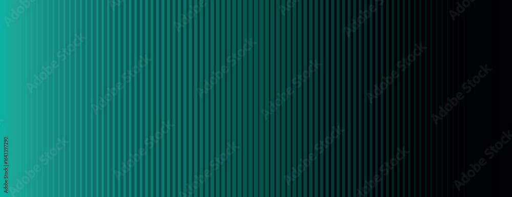 Poster the background is a teal gradient background with vertical stripes, creating a textured, modern look