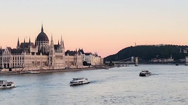 Hungarian Parlament,  Budapest 
Editorial Use Only 
