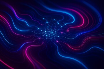 Fototapeta premium Holographic Cloud Circuitry