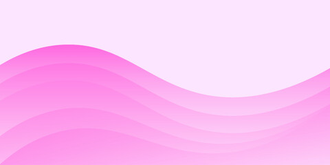 Papercut abstract background with pink colour smooth gradient. Modern trendy design in vector Illustration