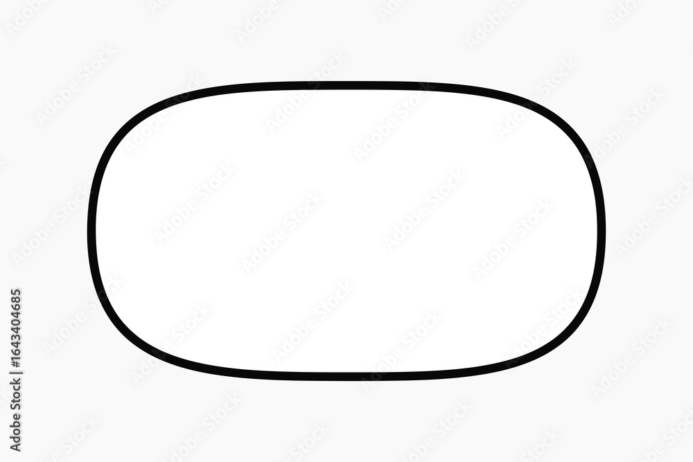 Poster rectangle frame outline shape vector